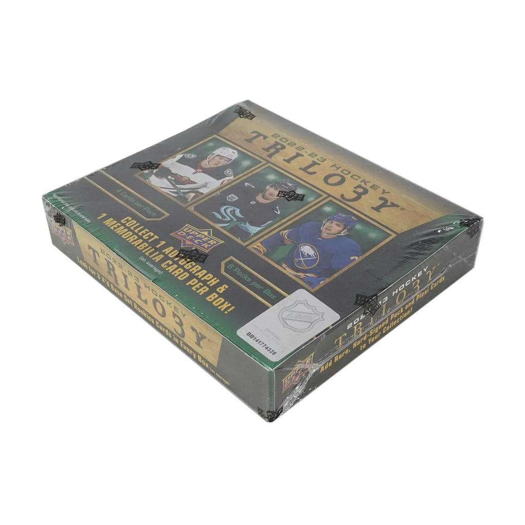 2022 23 Upper Deck Trilogy Hockey Hobby Box (Ships Sealed Only)