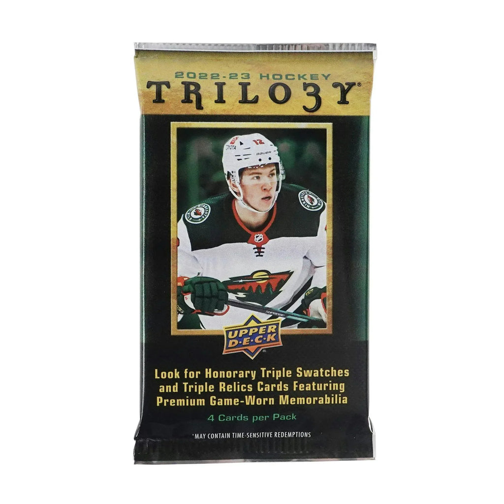 2022 23 Upper Deck Trilogy Hockey Hobby Box (Ships Sealed Only)