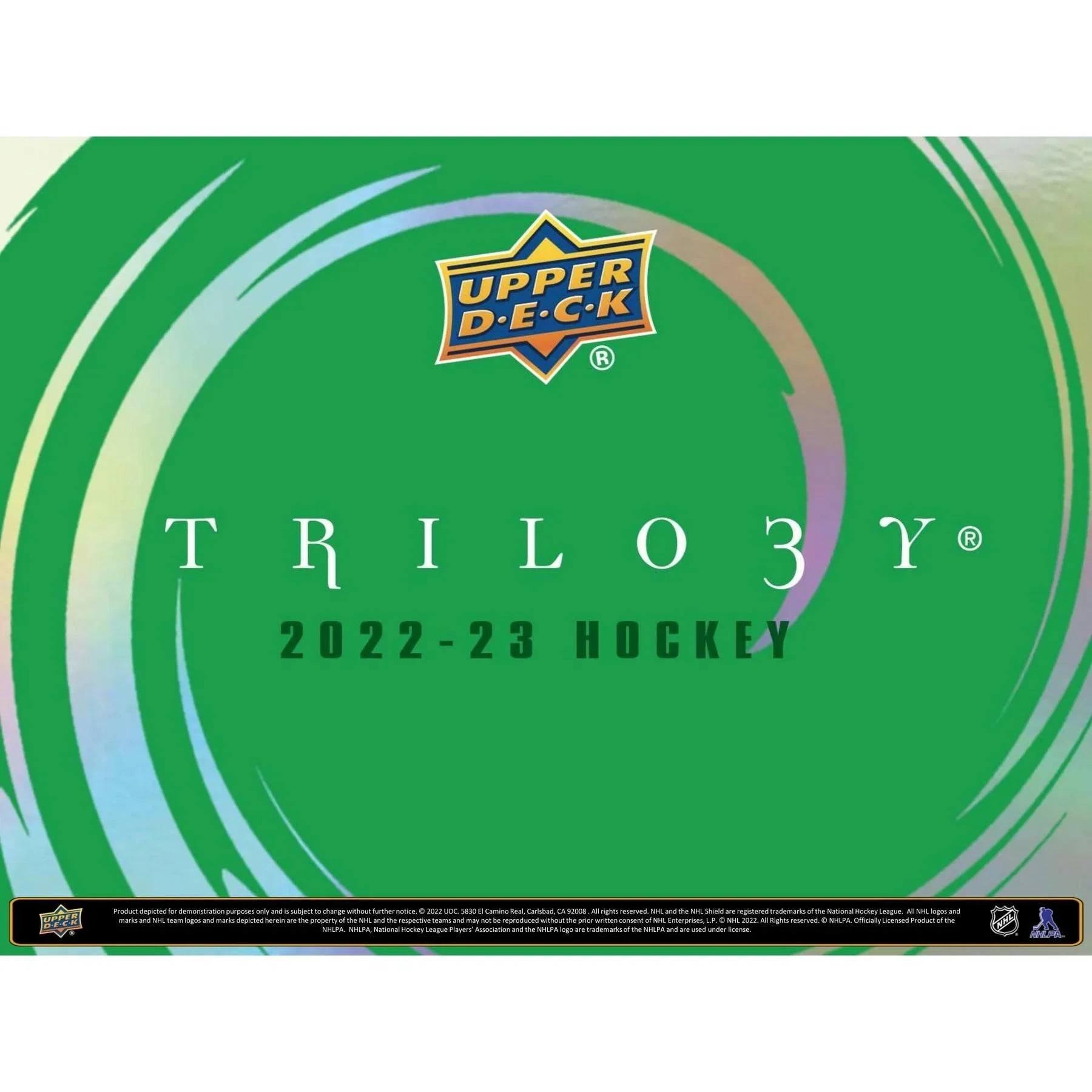 2022 23 Upper Deck Trilogy Hockey Hobby Box (Ships Sealed Only)