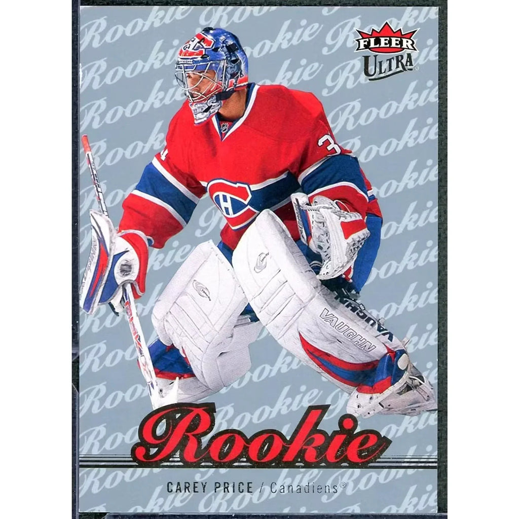 Carey Price 2007-08 Fleer Ultra Ice Medallion | 29/100