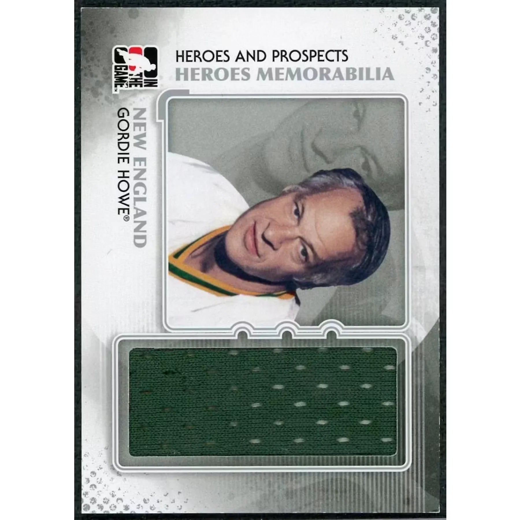 Gordie Howe 2012 In the Game Heroes Prospects Memorabilia | 1/1