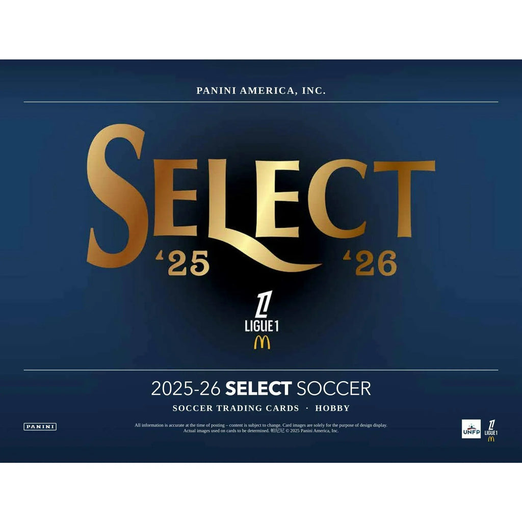 2025 26 Panini Select Ligue 1 Soccer H2 12 Box Case Presell Releases Jun 5th 2026 (Ships Sealed Only) - D2