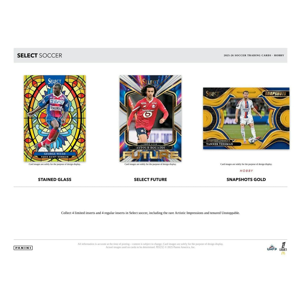 2025 26 Panini Select Ligue 1 Soccer H2 12 Box Case Presell Releases Jun 5th 2026 (Ships Sealed Only) - D2