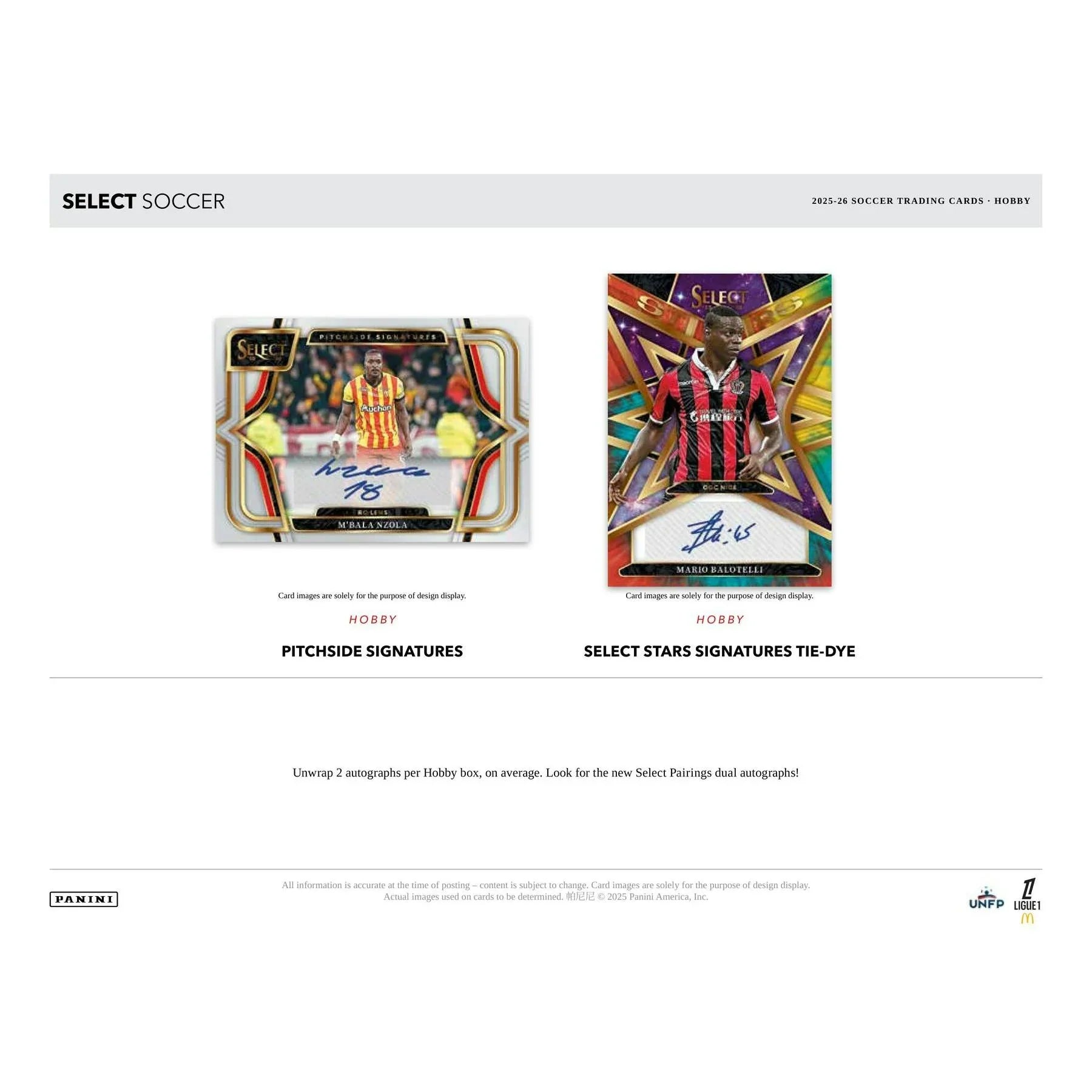 2025 26 Panini Select Ligue 1 Soccer H2 12 Box Case Presell Releases Jun 5th 2026 (Ships Sealed Only) - D2