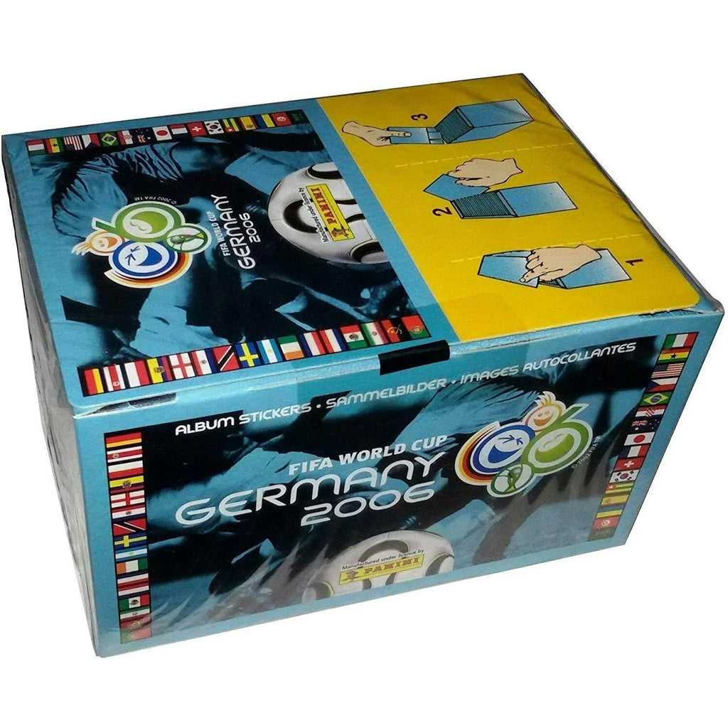 2006 Panini FIFA World Cup Germany Soccer Sticker Collection Box 100 Packs (Ships Sealed Only)