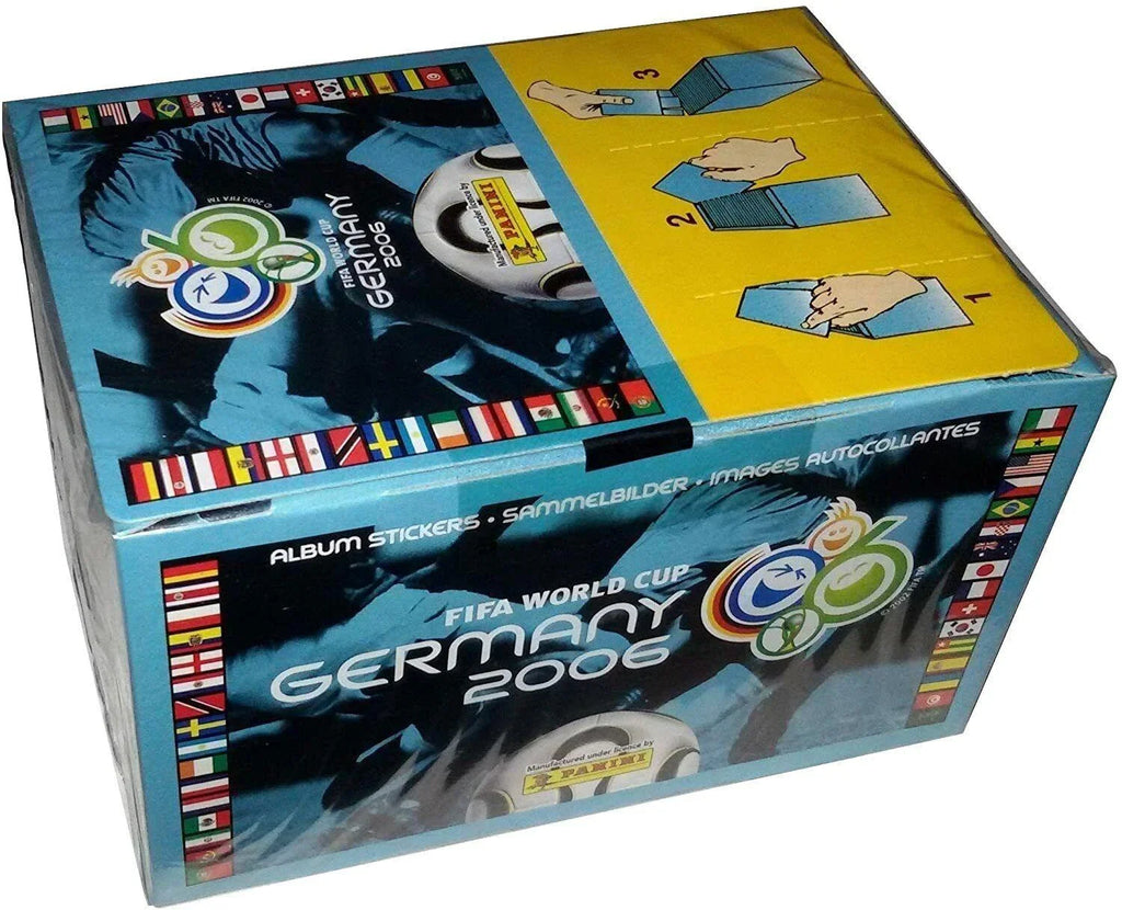 2006 Panini FIFA World Cup Germany Soccer Sticker Collection Box 100 Packs (Ships Sealed Only)