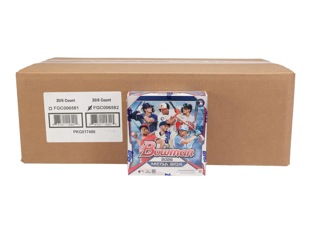 2026 Bowman Baseball Mega 20 Box Case Presell Releases May 27th 2026 (Ships Sealed Only)
