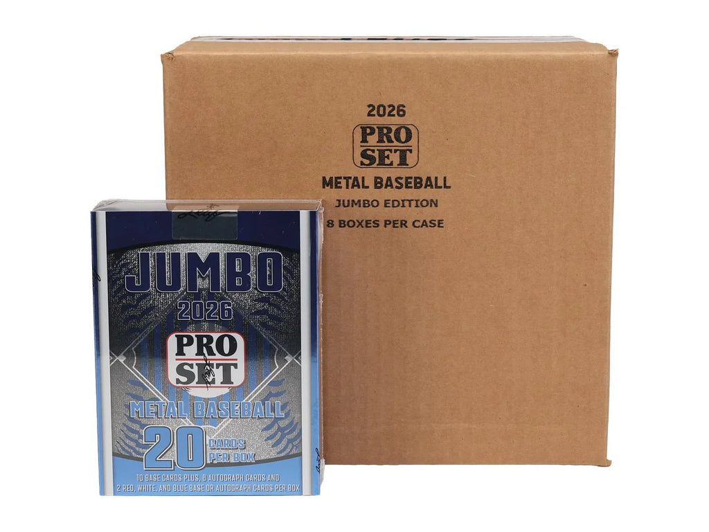 2026 Leaf Pro Set Metal Baseball Hobby Jumbo 8 Box Case (Ships Sealed Only)