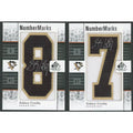 Sidney Crosby Signed 2011-12 Upper Deck SP Game Used Number Marks Card |/25