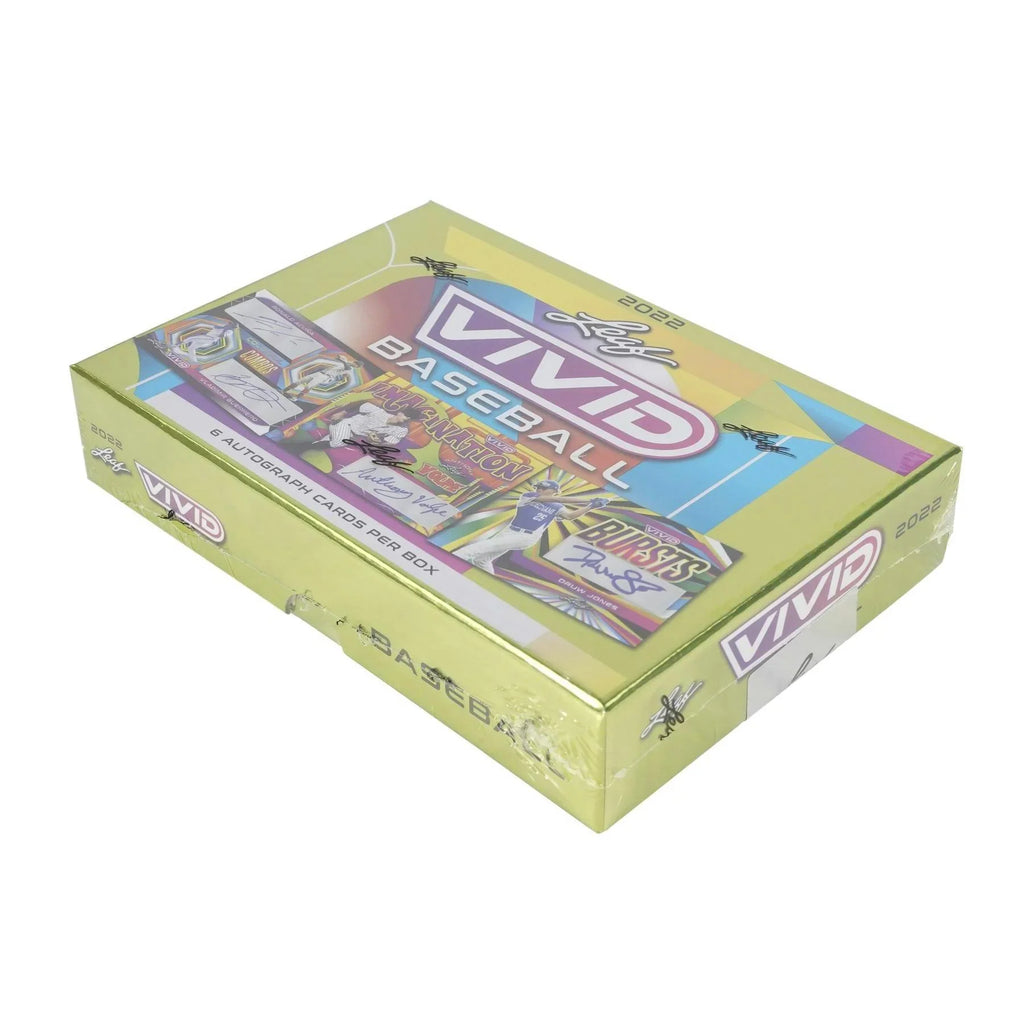 2022 Leaf Vivid Baseball Hobby Box (Ships Sealed Only)