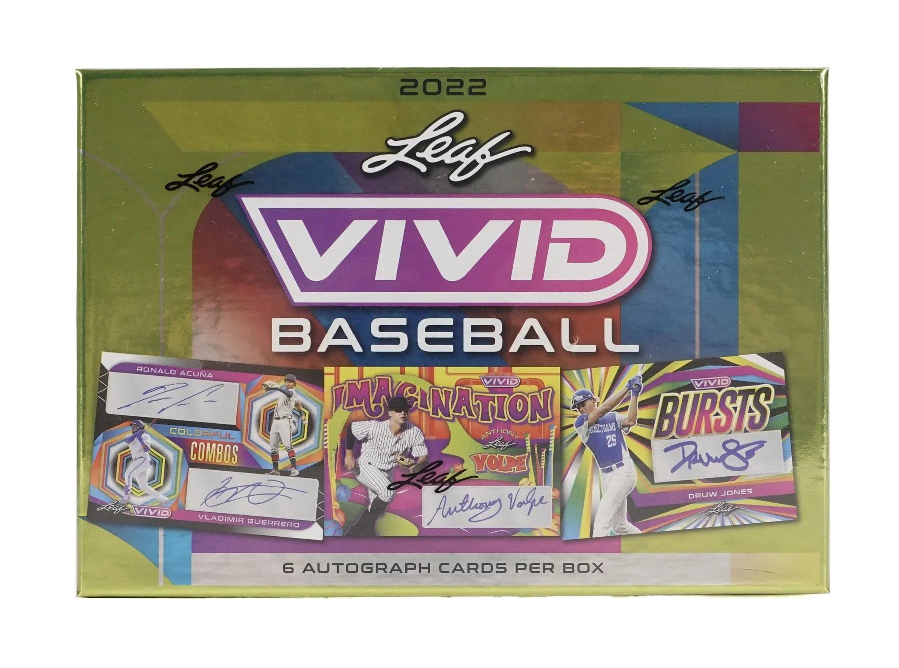 2022 Leaf Vivid Baseball Hobby Box (Ships Sealed Only)
