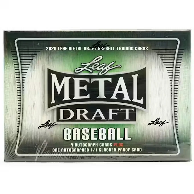 2020 Leaf Metal Draft Baseball Hobby Jumbo Box (Ships Sealed Only)