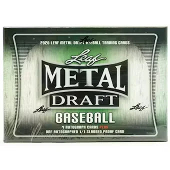 2020 Leaf Metal Draft Baseball Hobby Jumbo Box (Ships Sealed Only)