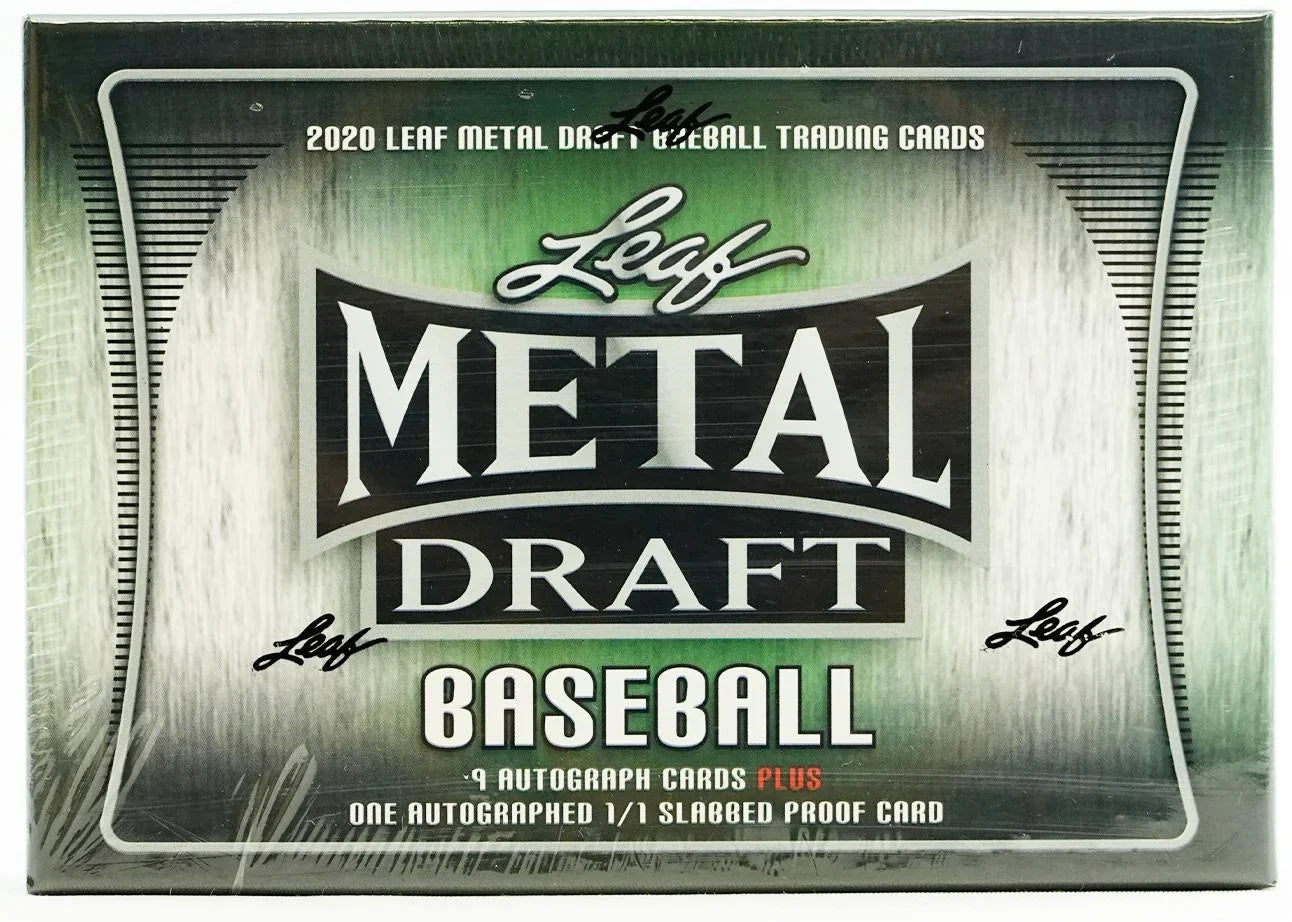 2020 Leaf Metal Draft Baseball Hobby Jumbo Box (Ships Sealed Only)