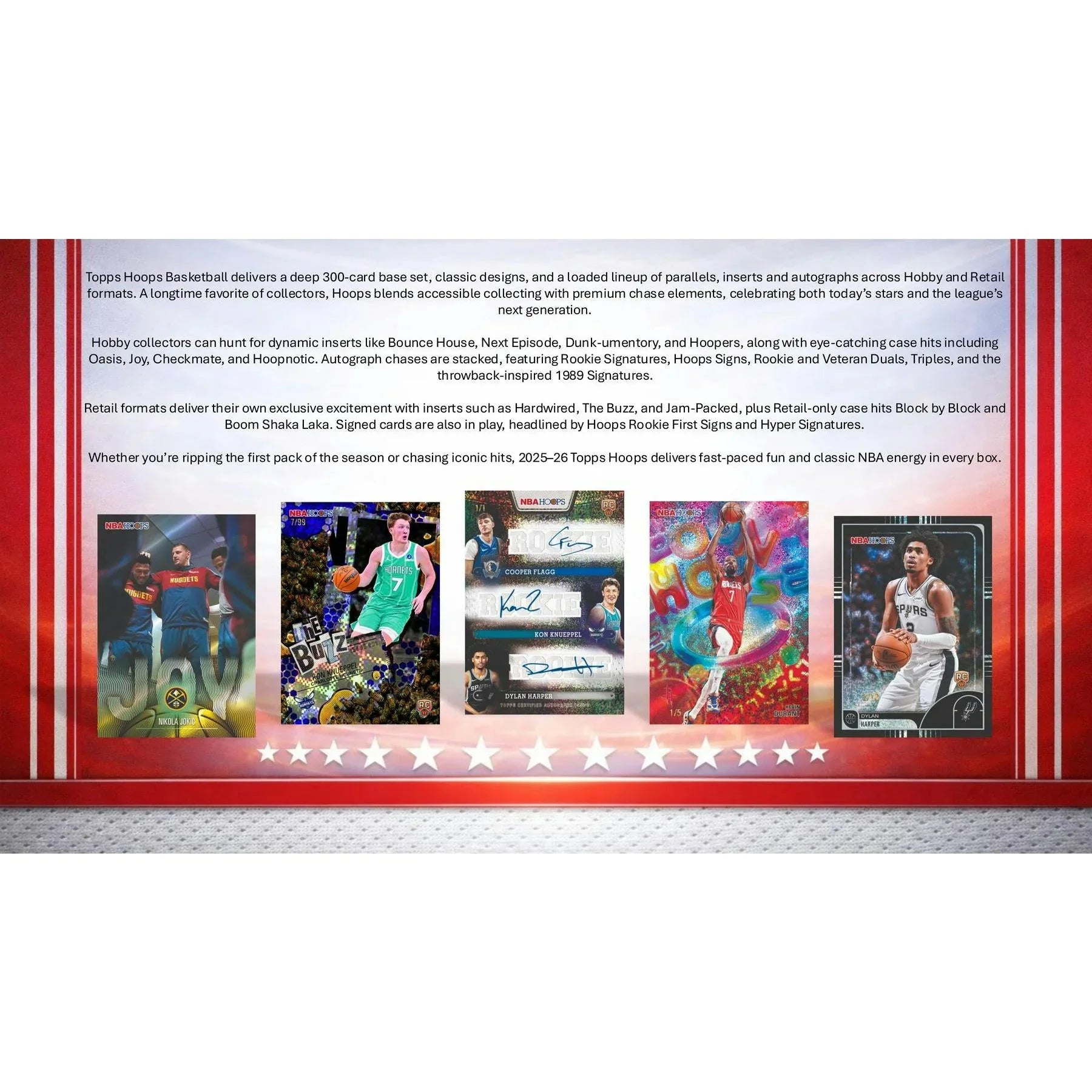 2025 26 Topps Hoops Basketball Blaster 40 Box Case (Ships Sealed Only)
