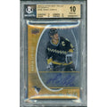 Mario Lemieux Signed 2008-09 Upper Deck Trilogy Card | Ice Scripts BGS 10