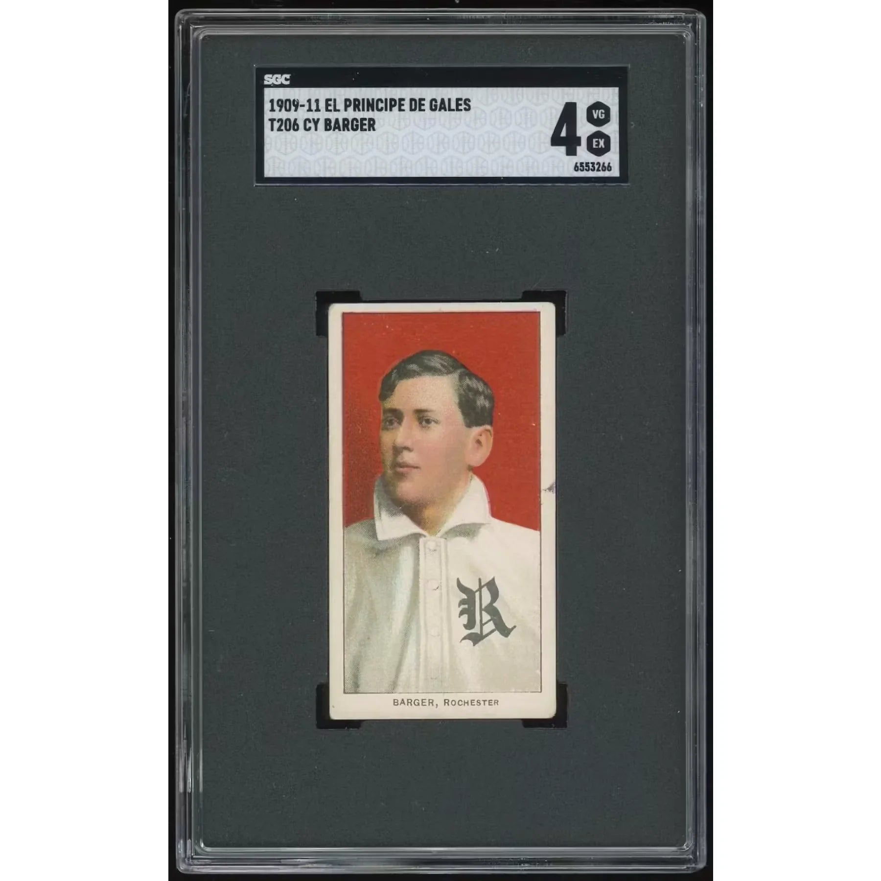 Cy Barger T206 EPDG Card | SGC 4 Graded
