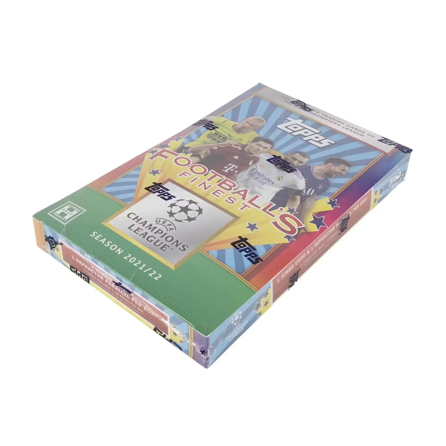 2021 22 Topps UEFA Champions League Finest Flashbacks Hobby Box (Ships Sealed Only)