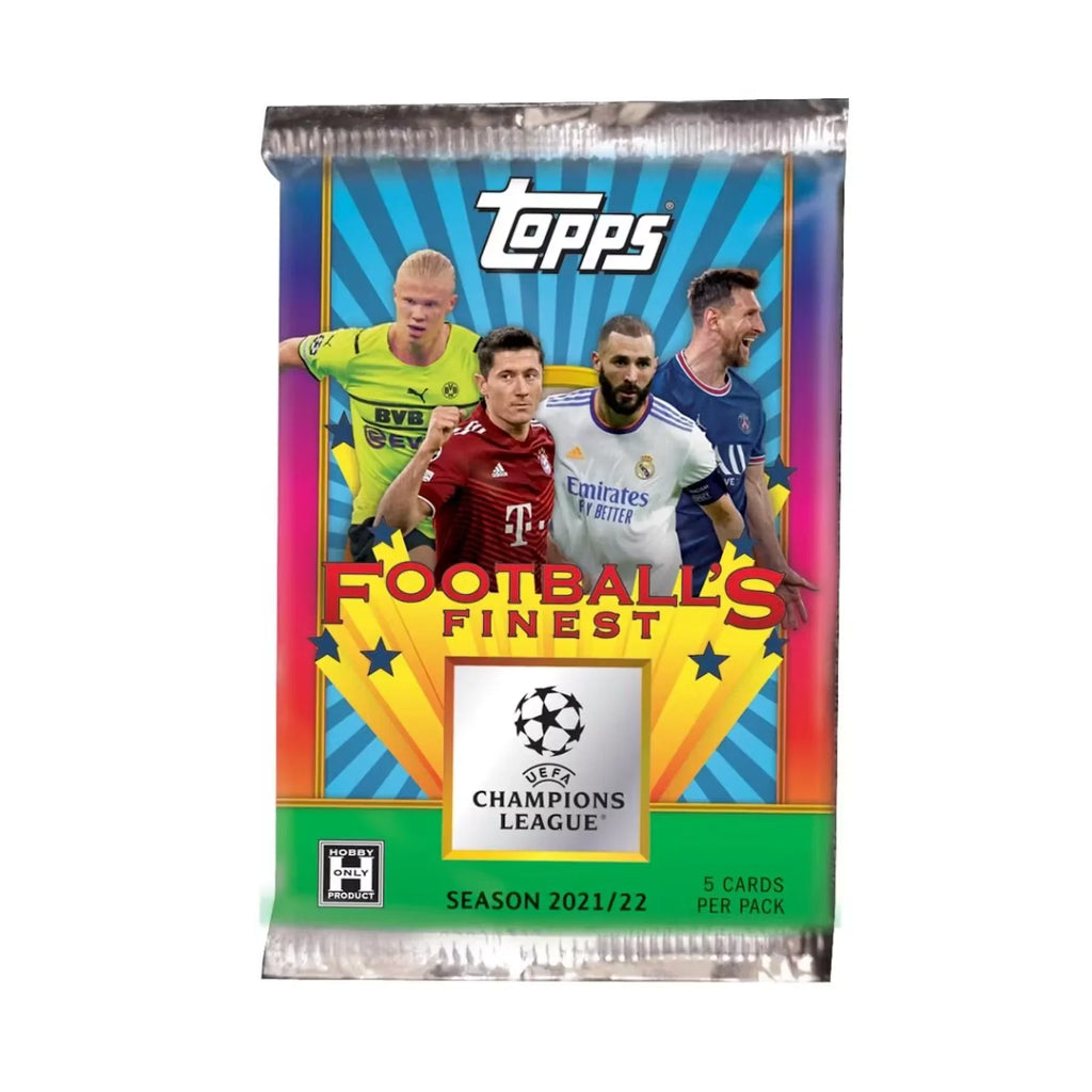 2021 22 Topps UEFA Champions League Finest Flashbacks Hobby Box (Ships Sealed Only)