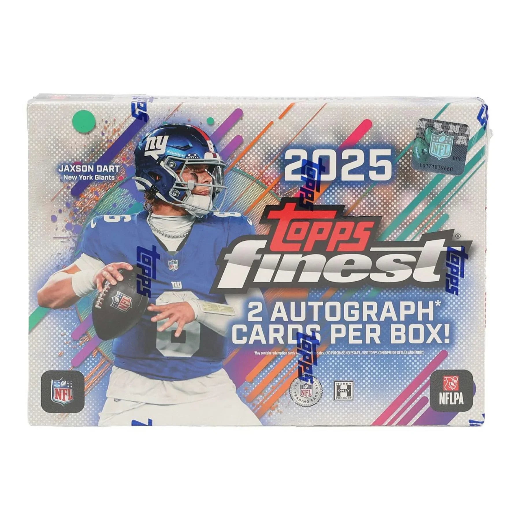 2025 Topps Finest Football Hobby Box (Ships Sealed Only) - D