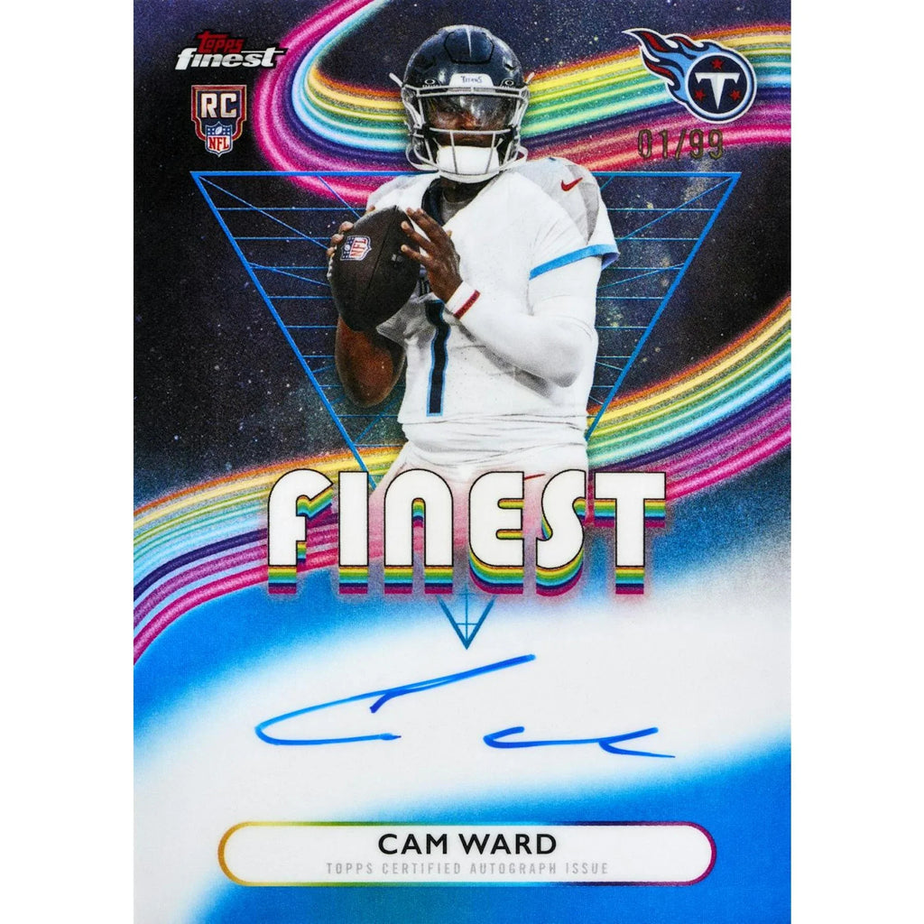 2025 Topps Finest Football Hobby Box (Ships Sealed Only) - D