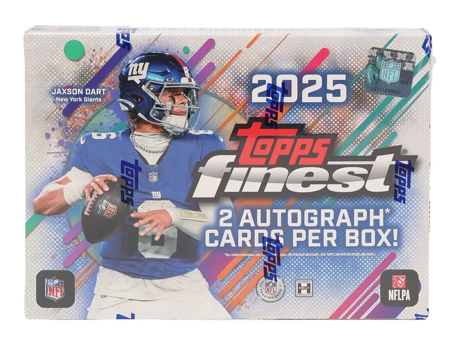 2025 Topps Finest Football Hobby Box (Ships Sealed Only) - D