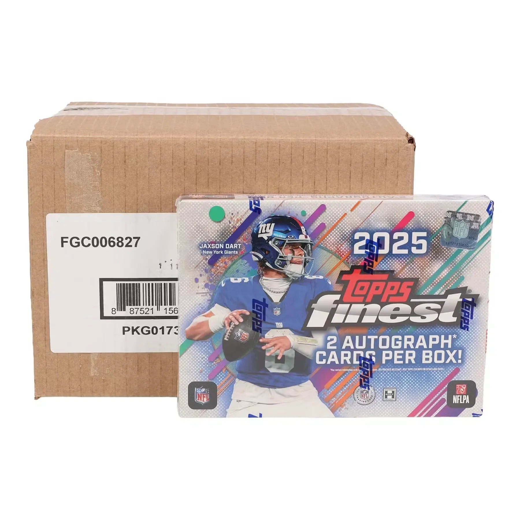 2025 Topps Finest Football Hobby 8 Box Case (Ships Sealed Only) - D