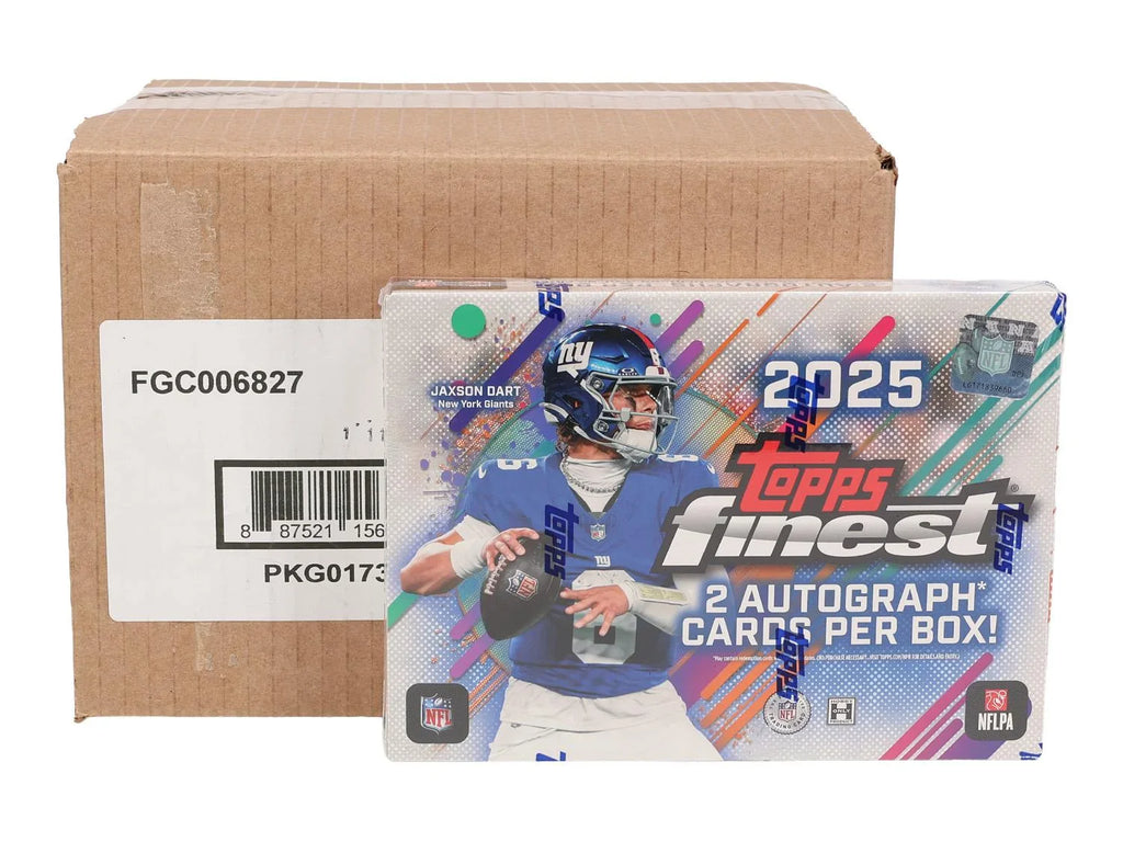 2025 Topps Finest Football Hobby 8 Box Case (Ships Sealed Only) - D