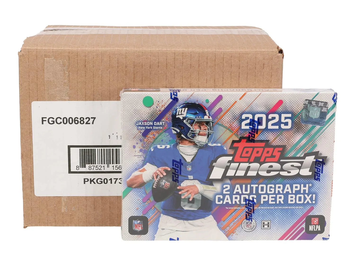2025 Topps Finest Football Hobby 8 Box Case (Ships Sealed Only) - D