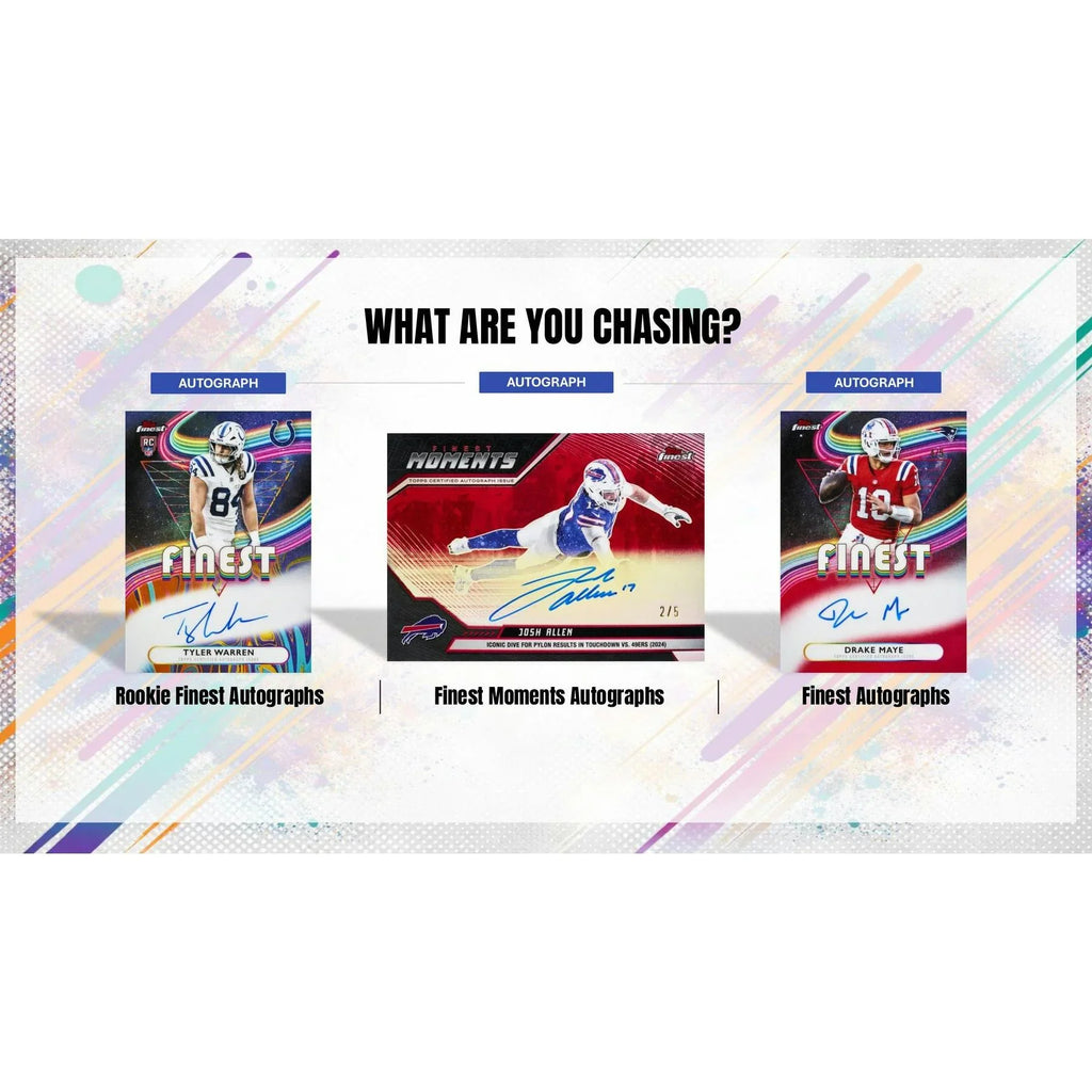 2025 Topps Finest Football Delight Box (Ships Sealed Only) - D
