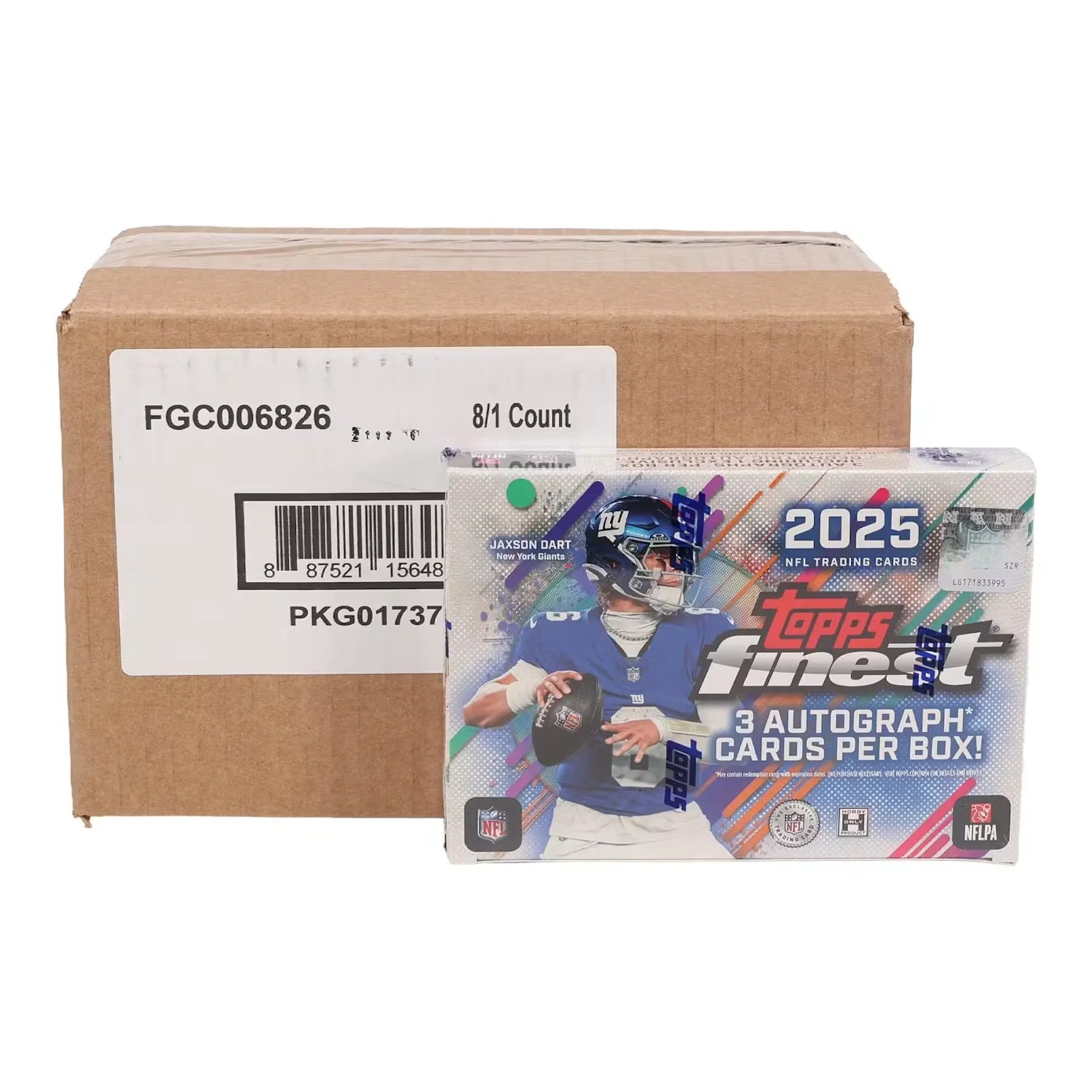 2025 Topps Finest Football Delight 8 Box Case (Ships Sealed Only) - B