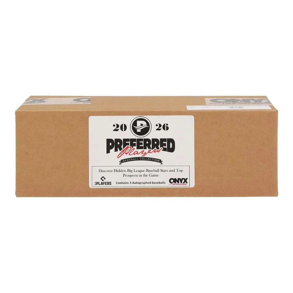 2026 Onyx Preferred Players Collection Autographed Baseball Hobby 3 Box Case (Ships Sealed Only) - D1
