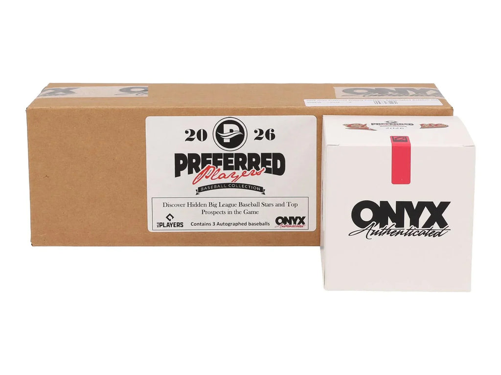 2026 Onyx Preferred Players Collection Autographed Baseball Hobby 3 Box Case (Ships Sealed Only) - D1