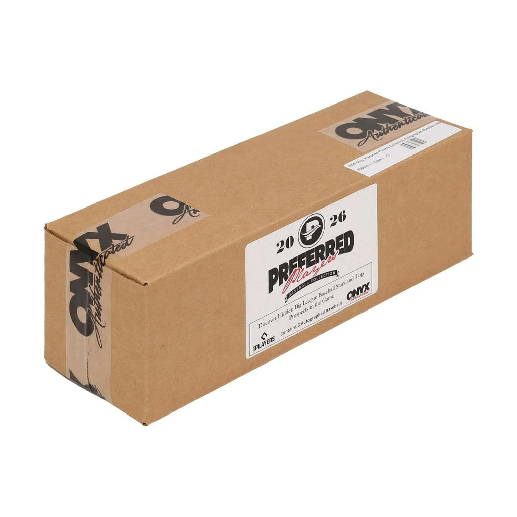 2026 Onyx Preferred Players Collection Autographed Baseball Hobby 3 Box Case (Ships Sealed Only) - D1