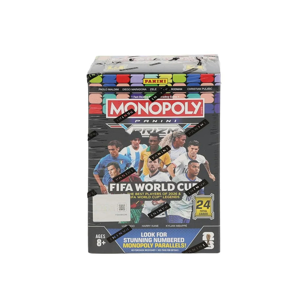 2026 Panini Prizm Monopoly FIFA World Cup Soccer Blaster 20 Box Case Millionaire White Inserts (Ships Sealed Only)
