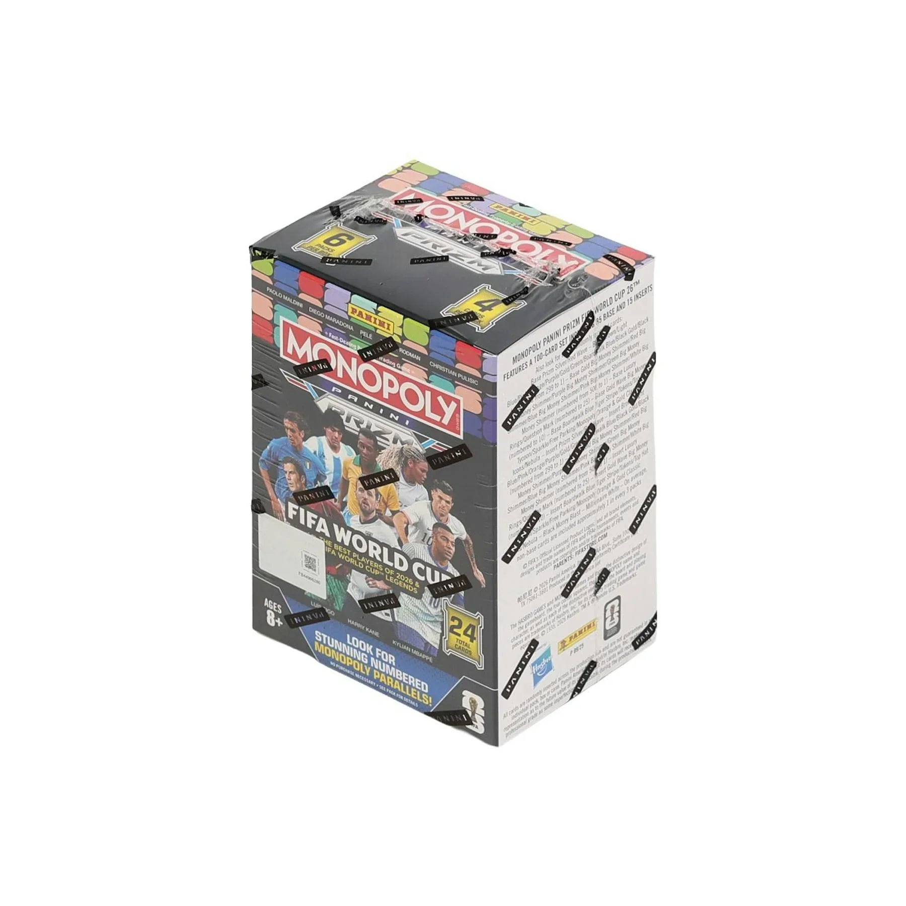 2026 Panini Prizm Monopoly FIFA World Cup Soccer Blaster 20 Box Case Millionaire White Inserts (Ships Sealed Only)