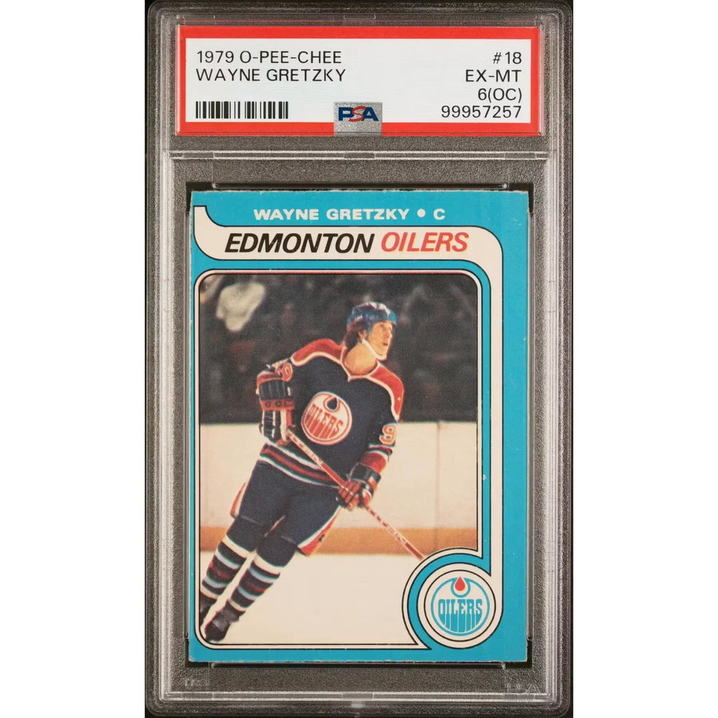 Wayne Gretzky 1979-80 O-Pee-Chee Hockey Rookie Card #18 | PSA 6