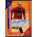 Wayne Rooney Signed 2025-26 Topps Chrome EPL Card | Orange Auto/25