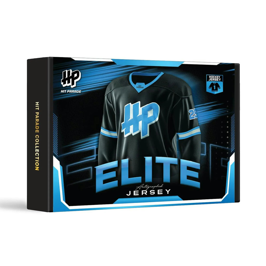 2025 26 Hit Parade Autographed Hockey Jersey Elite Series 4 Hobby Box (Ships Sealed Only)