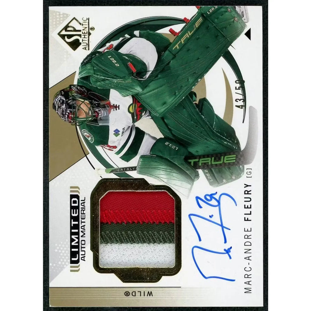 Marc-Andre Fleury Signed 2024-25 SP Authentic Card | Limited Auto/50