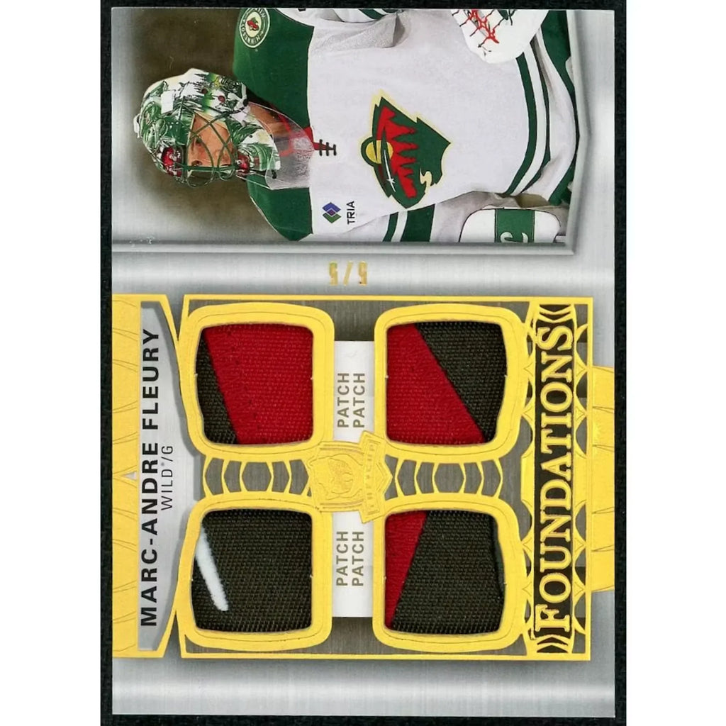 Marc-Andre Fleury 2024-25 Upper Deck The Cup Foundations Gold Patch Card | Limited/5