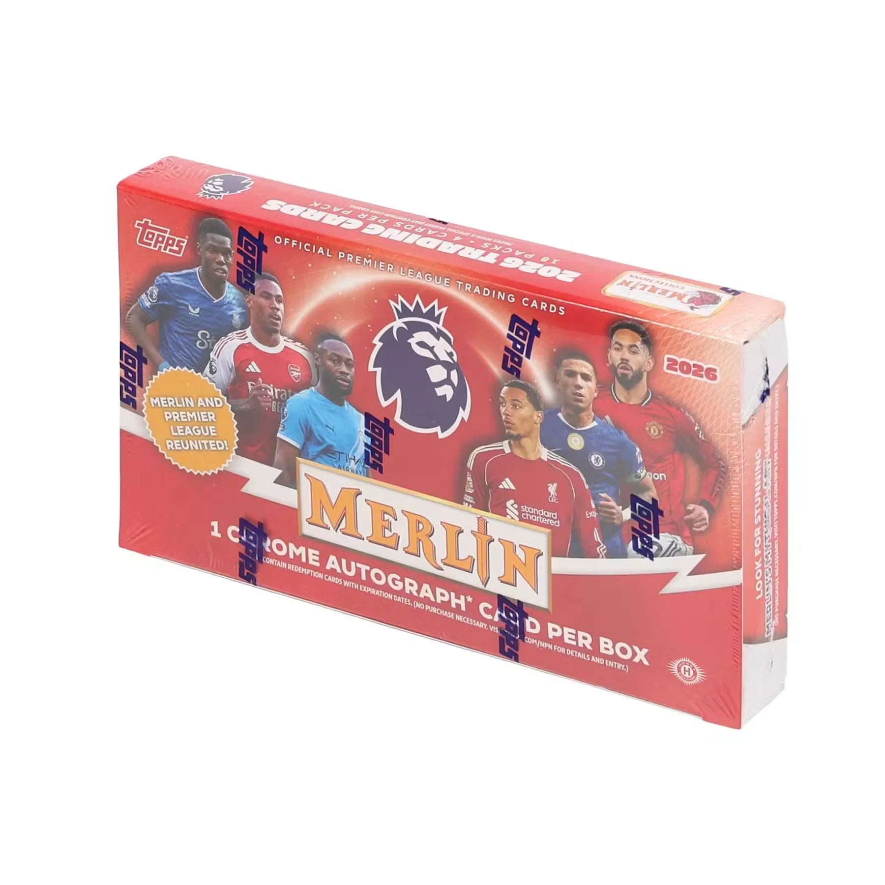 2025-26 Topps Merlin Premier League Hobby Box | Soccer Cards (Ships Sealed Only)