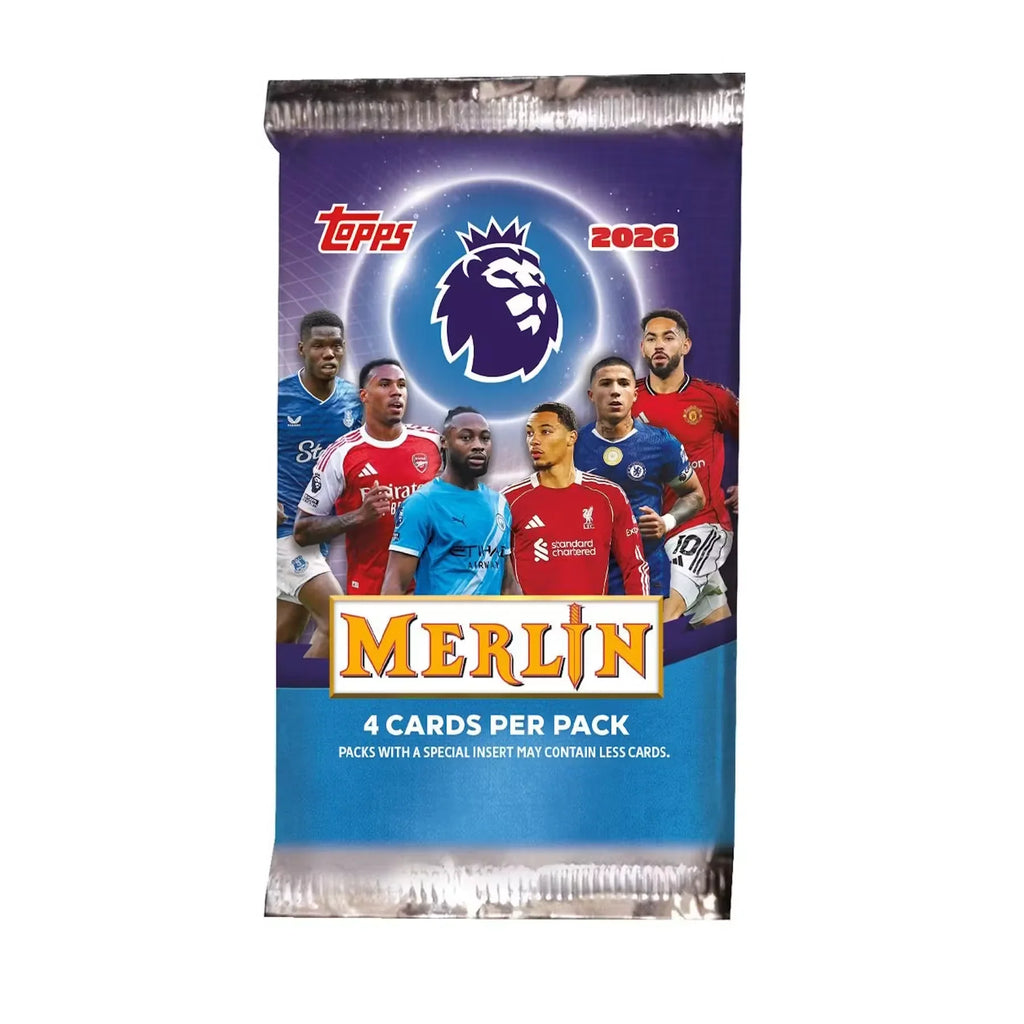 2025-26 Topps Merlin Premier League Soccer Blaster Box | Presell (Ships Sealed Only)