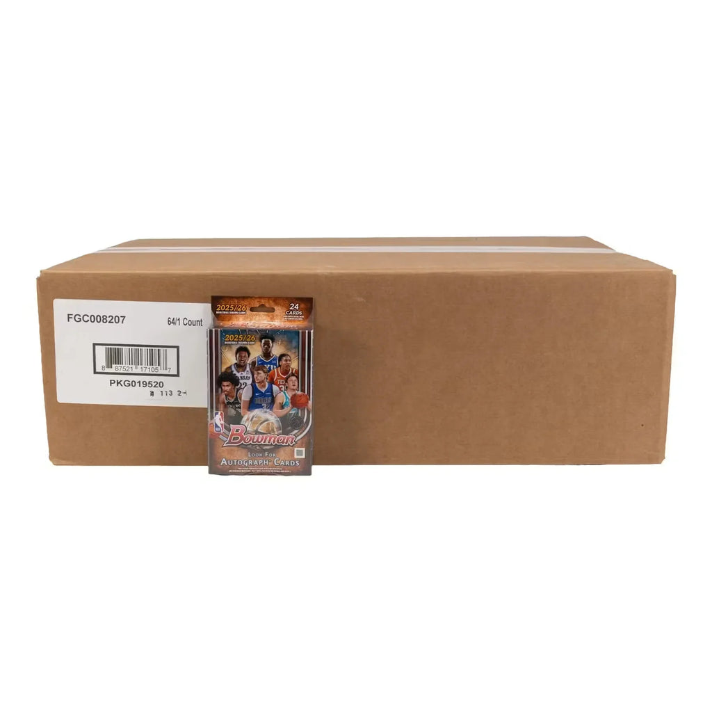 2025 26 Bowman Basketball Hanger 64 Box Case (Ships Sealed Only)