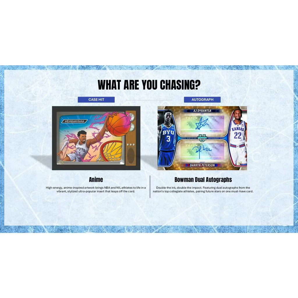 2025 26 Bowman Basketball Hanger 64 Box Case (Ships Sealed Only)
