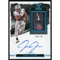 Josh Jacobs Signed 2023 Panini Impeccable Card | 1/1 Elegance Patch Auto