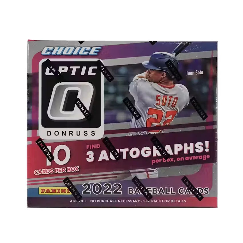 2022 Panini Donruss Optic Choice Baseball Hobby Box (Ships Sealed Only)