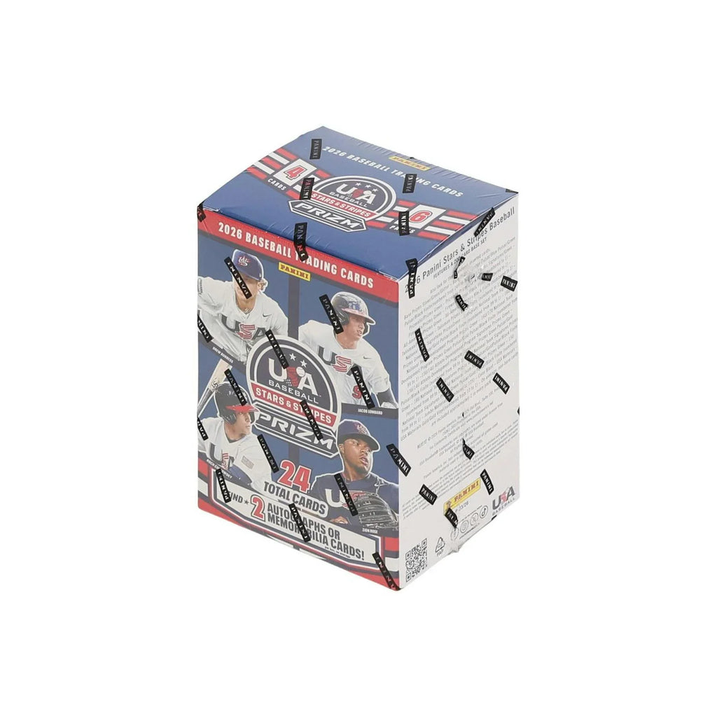 2026 Panini USA Stars Stripes Prizm Baseball Blaster Box (Ships Sealed Only)