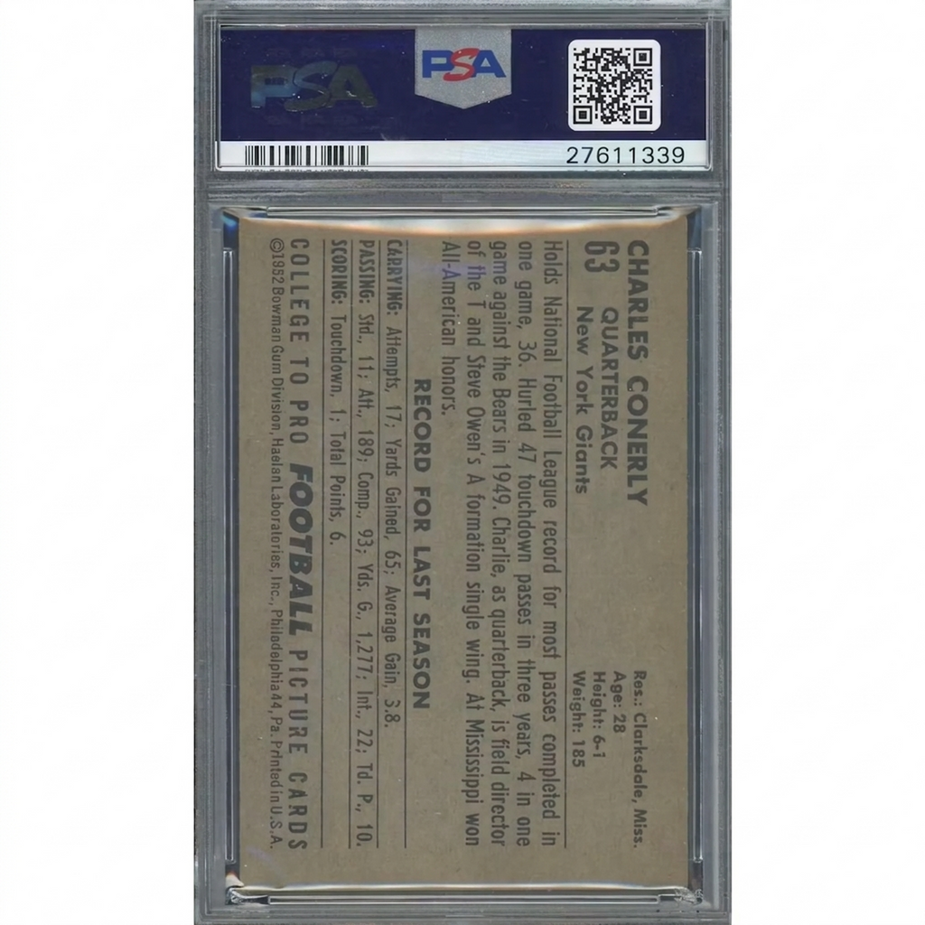 1952 Bowman Large #82 Harry Minarik Card | PSA 6