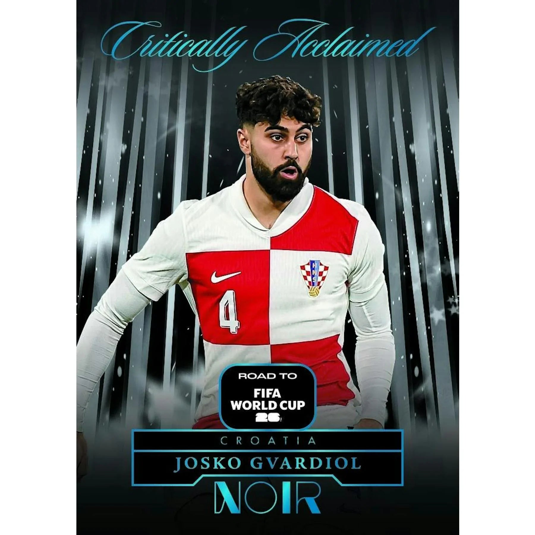 2025 26 Panini Noir Road to FIFA World Cup Soccer 1st Off The Line FOTL Hobby 3 Box Case (Ships Sealed Only) - D4